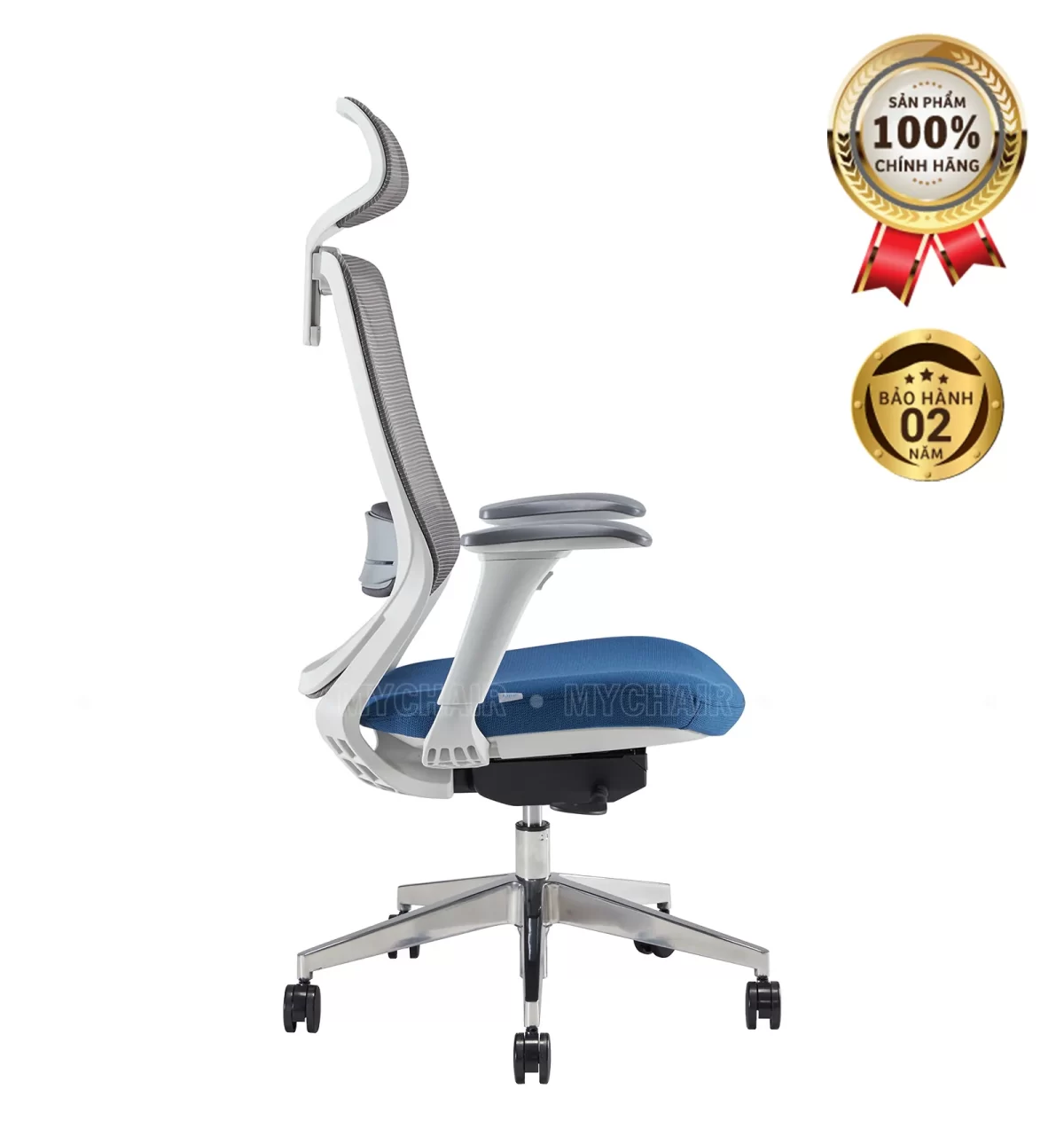 Ghế Xoay Lưới Nỉ Cao Cấp Nhập Khẩu MyChair FM48AW-1