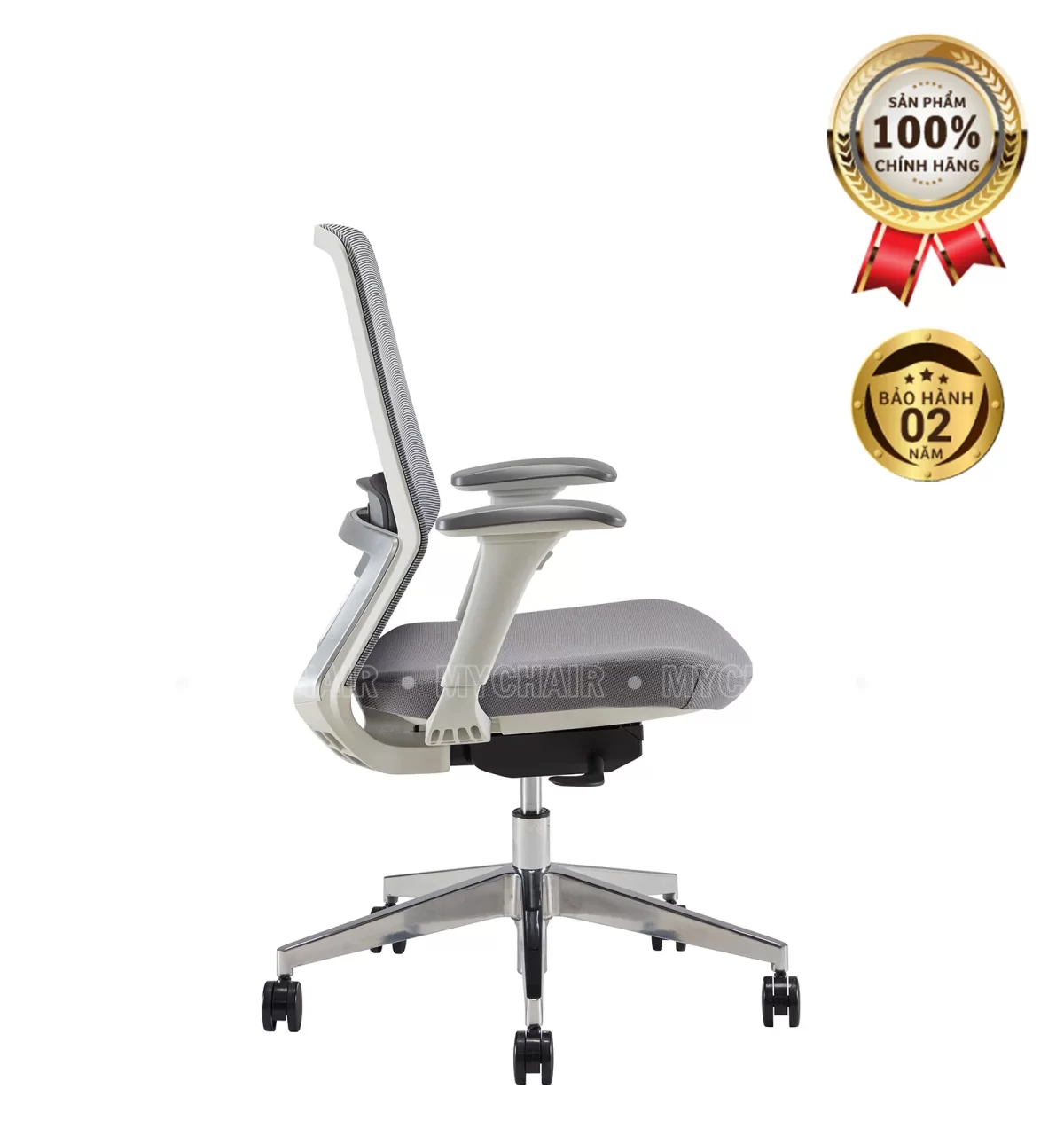 Ghế Xoay Lưới Nỉ Cao Cấp Nhập Khẩu MyChair FM49BW-1