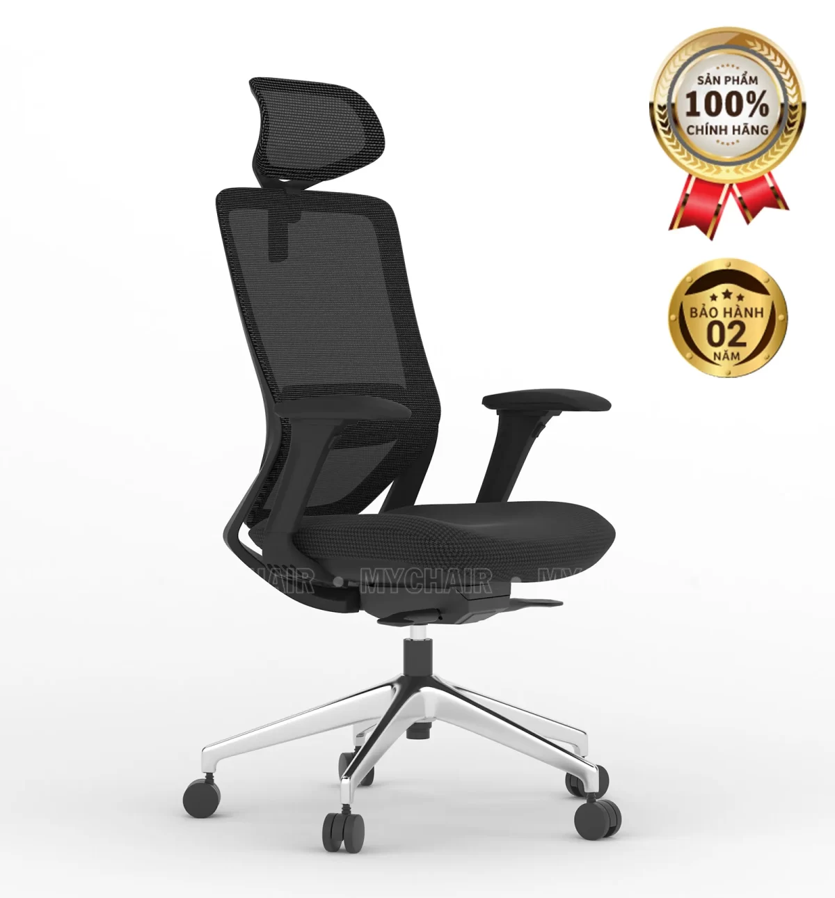 Ghế Xoay Lưới Nỉ Cao Cấp Nhập Khẩu MyChair FM48AB-1