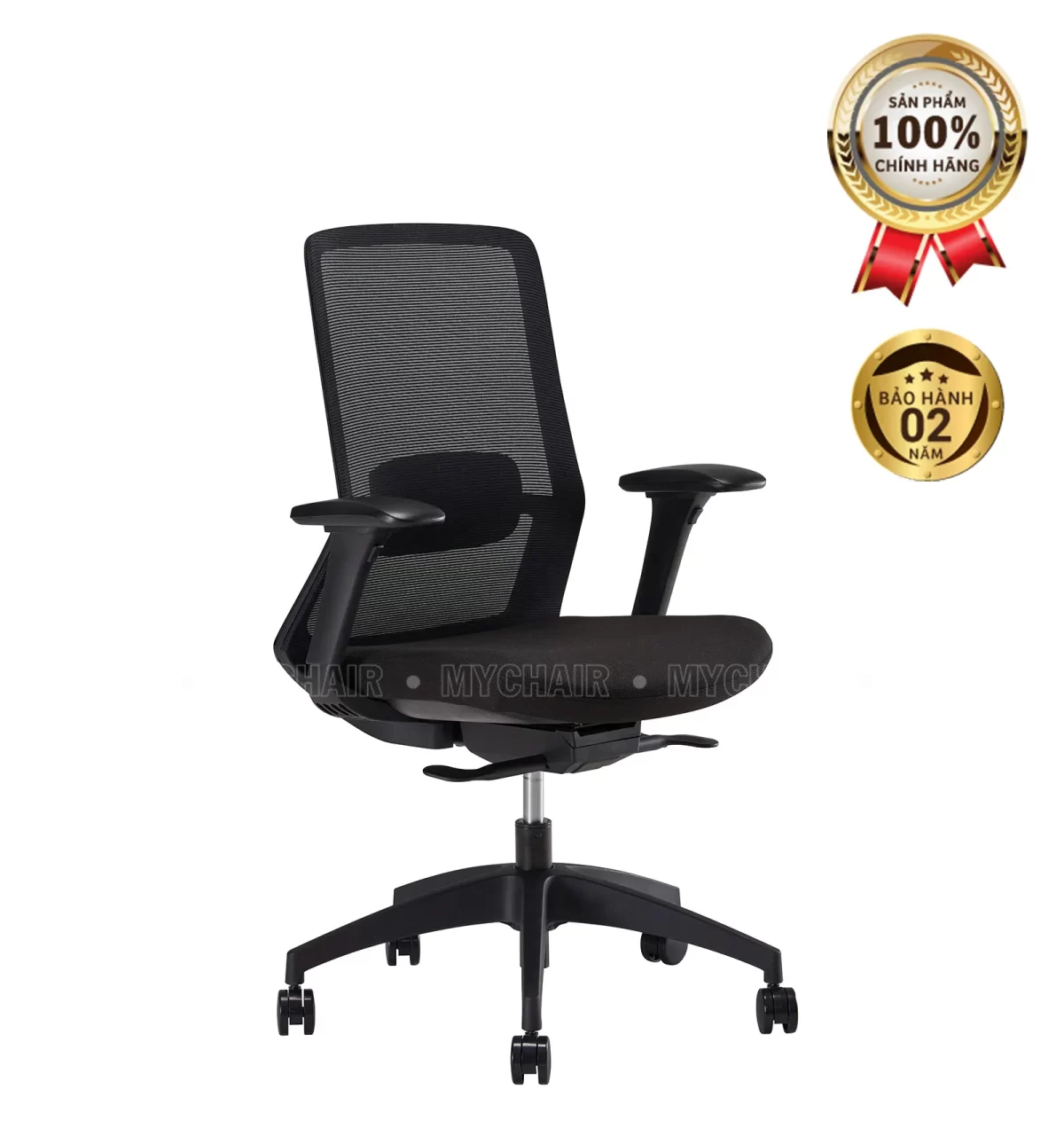 Ghế Xoay Lưới Nỉ Cao Cấp Nhập Khẩu MyChair FM49BB-1