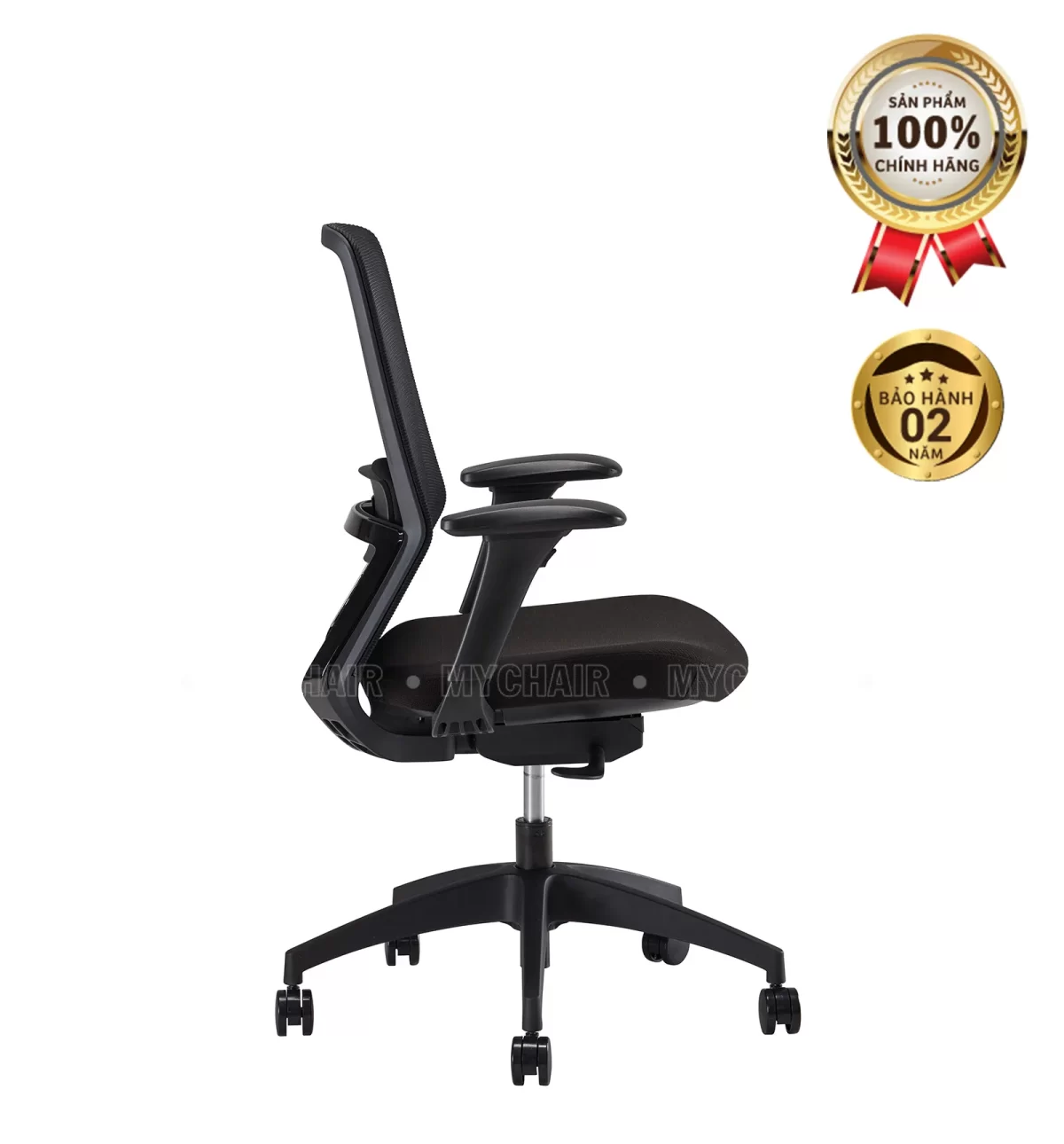 Ghế Xoay Lưới Nỉ Cao Cấp Nhập Khẩu MyChair FM49BB-1