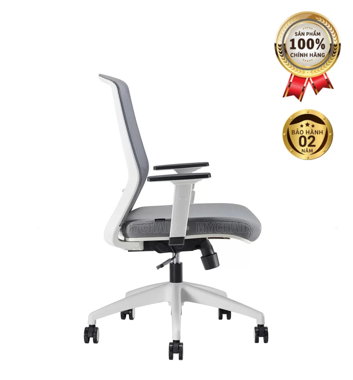 Ghế Xoay Lưới Nỉ Cao Cấp Nhập Khẩu MyChair FM126BW-1