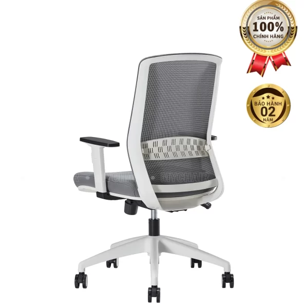 Ghế Xoay Lưới Nỉ Cao Cấp Nhập Khẩu MyChair FM126BW-1