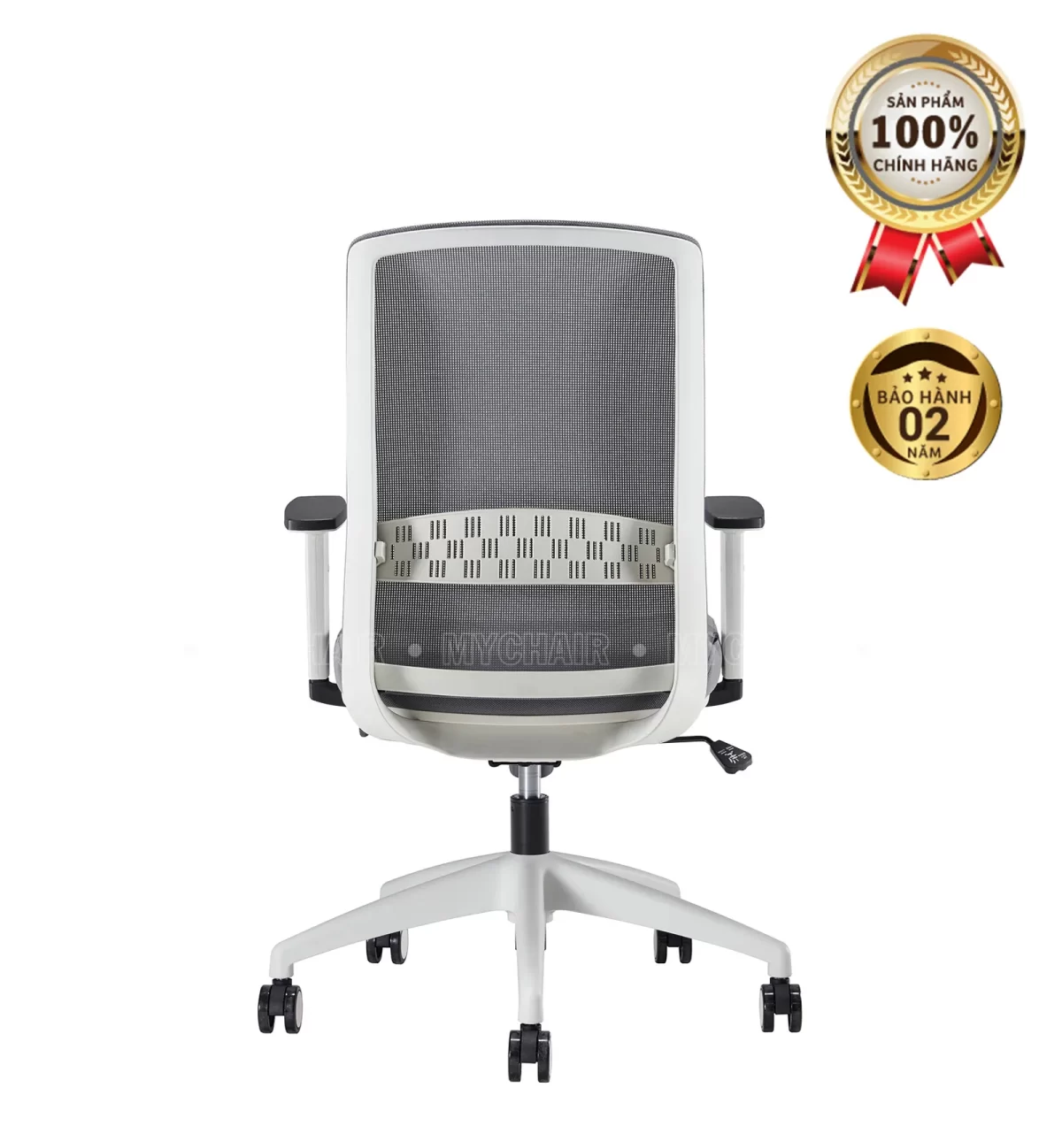Ghế Xoay Lưới Nỉ Cao Cấp Nhập Khẩu MyChair FM126BW-1