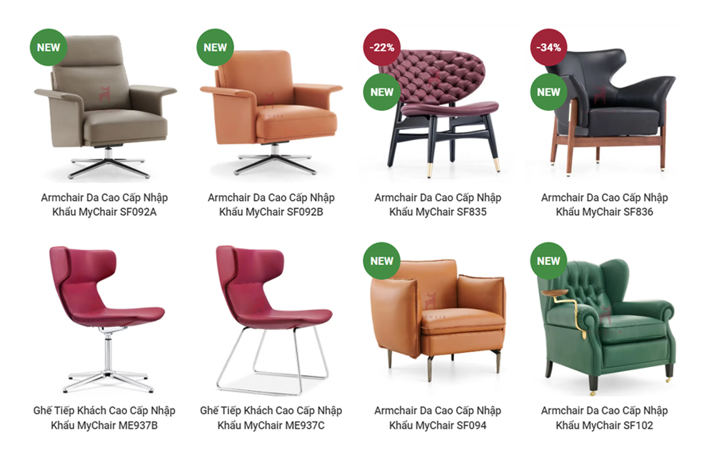 Những mẫu ghế armchair nổi bật đẹp nhất trên thị trường