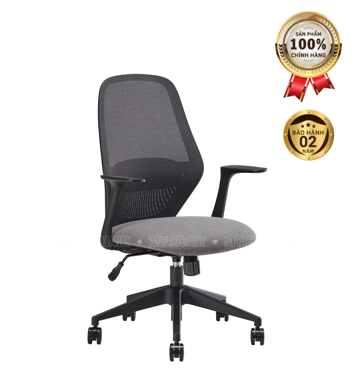Ghế Xoay Lưới Nỉ Cao Cấp Nhập Khẩu MyChair FM113BB-1