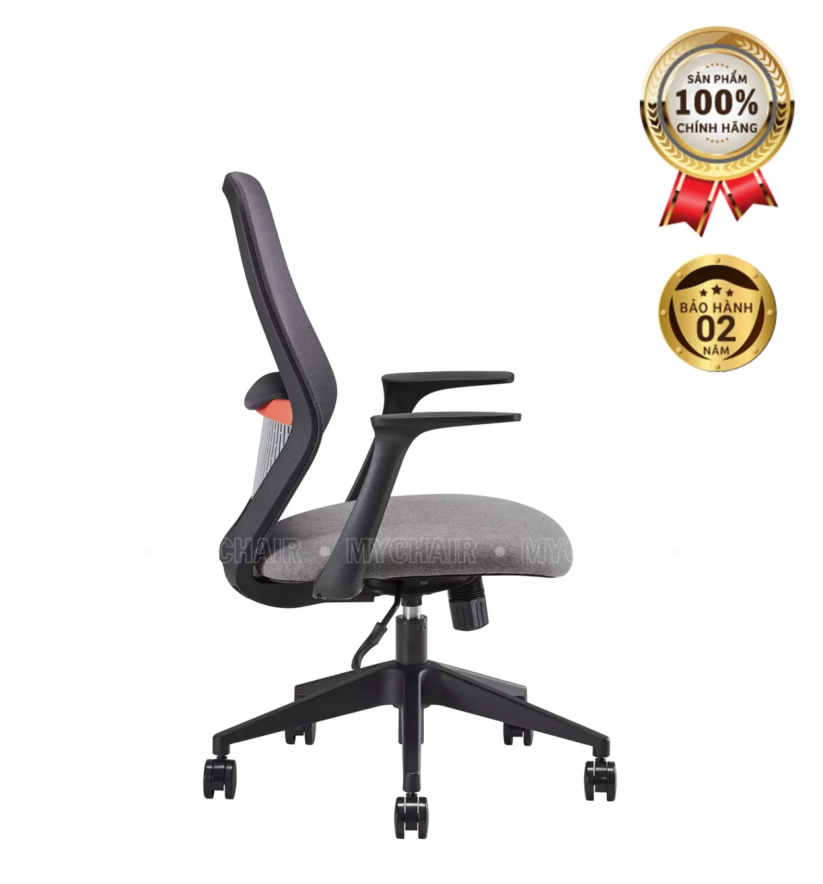 Ghế Xoay Lưới Nỉ Cao Cấp Nhập Khẩu MyChair FM113BB-1