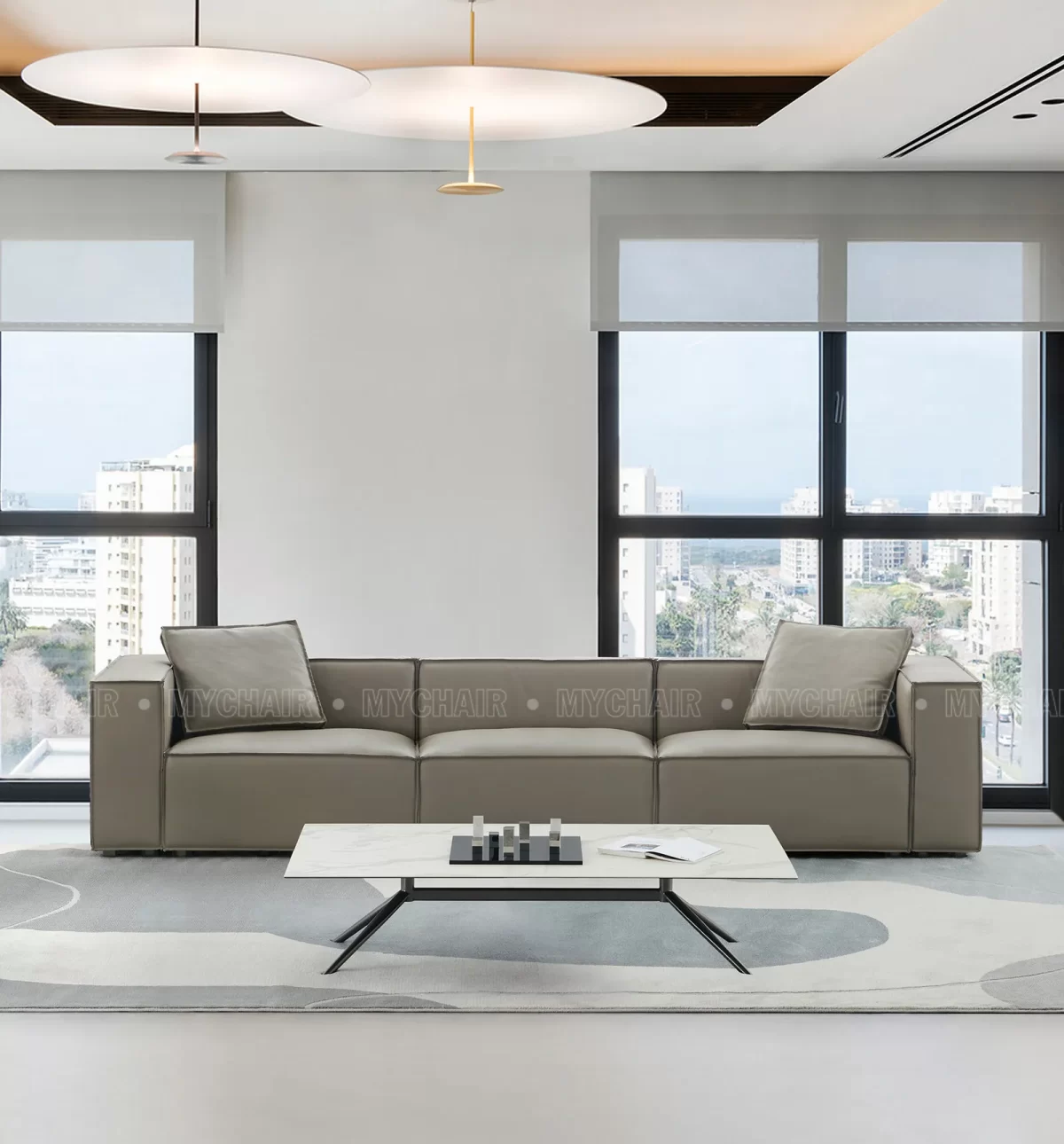 Sofa Da Cao Cấp Nhập Khẩu 4 Chỗ MyChair SF030A-4