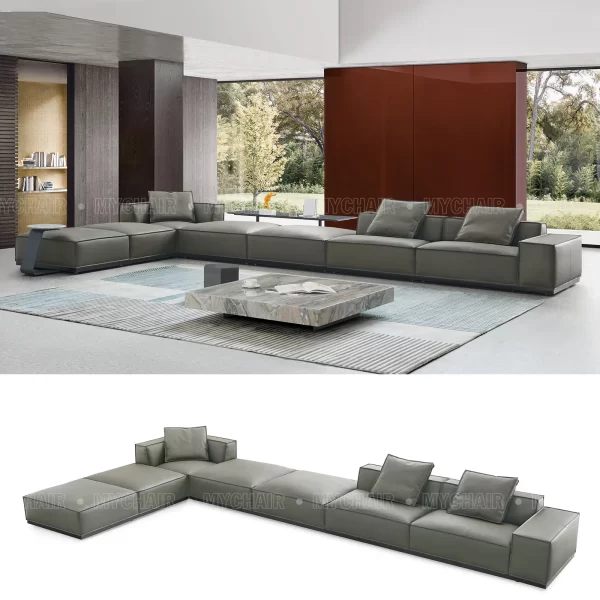Sofa Da Cao Cấp Nhập Khẩu Đơn MyChair SF042-1