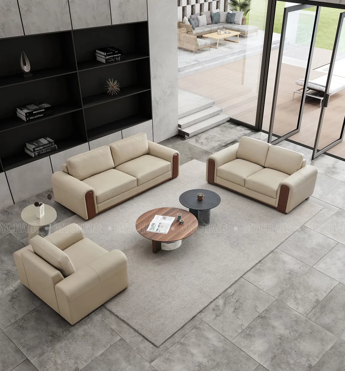 Sofa Da Cao Cấp Nhập Khẩu 3 Chỗ MyChair SF041-3