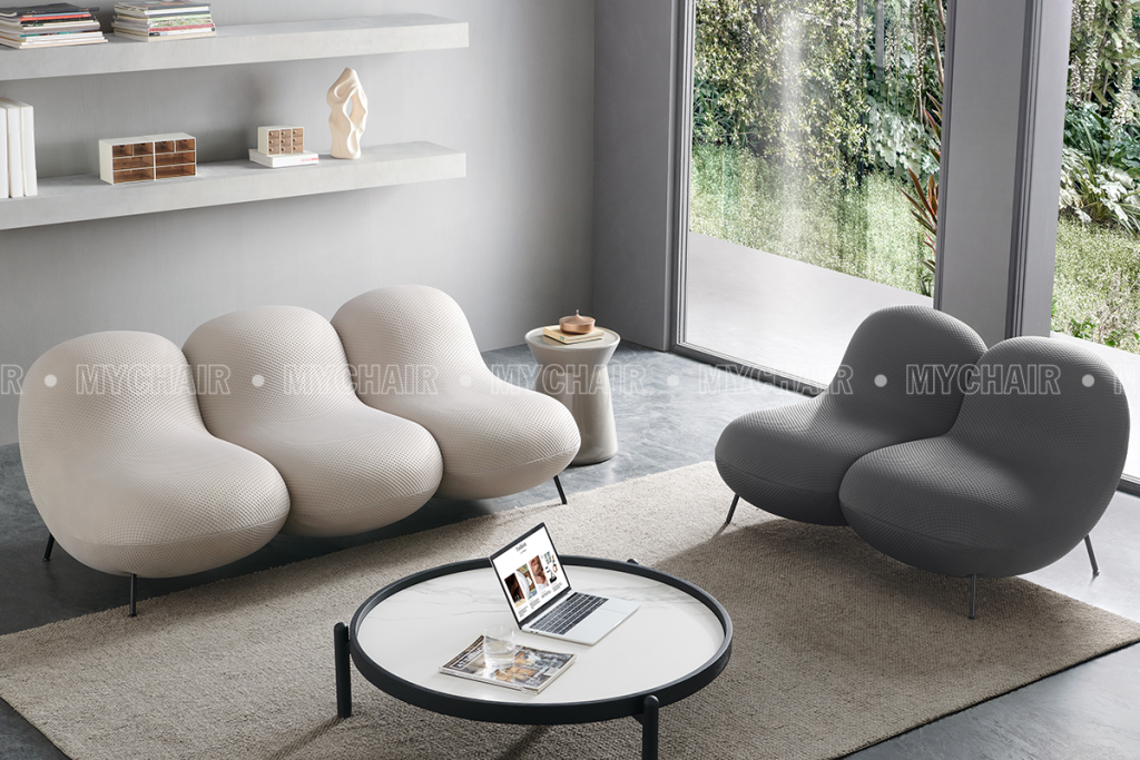 Sofa Vải Cao Cấp Nhập Khẩu 3 Chỗ MyChair SF802A-3