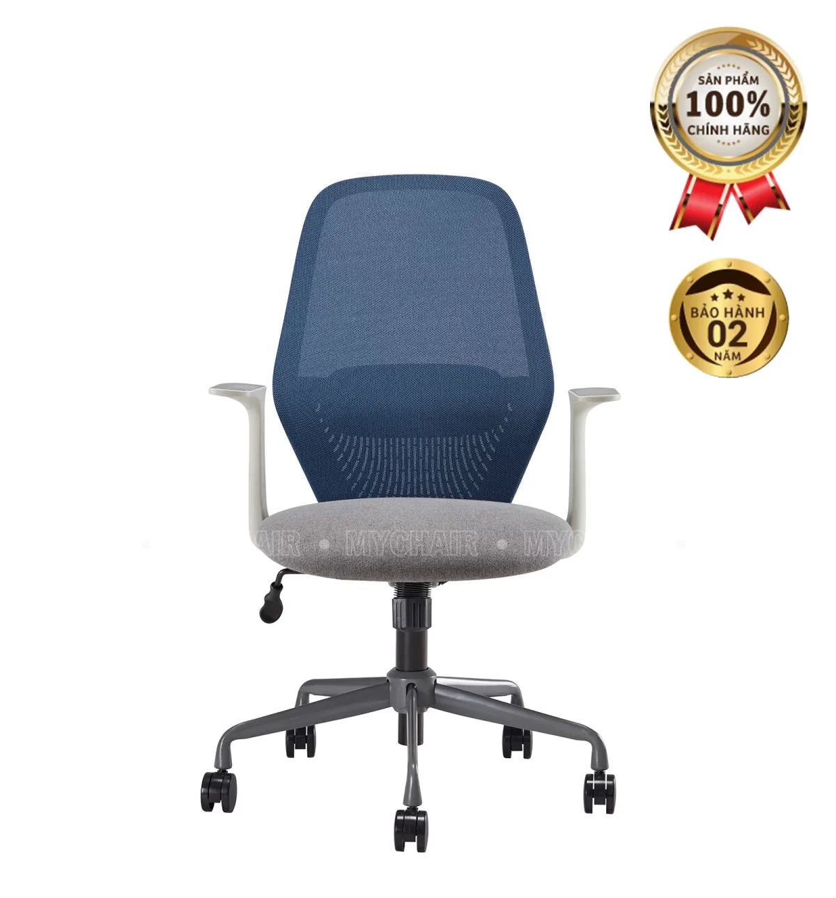 Ghế Xoay Lưới Nỉ Cao Cấp Nhập Khẩu MyChair FM113BW-1