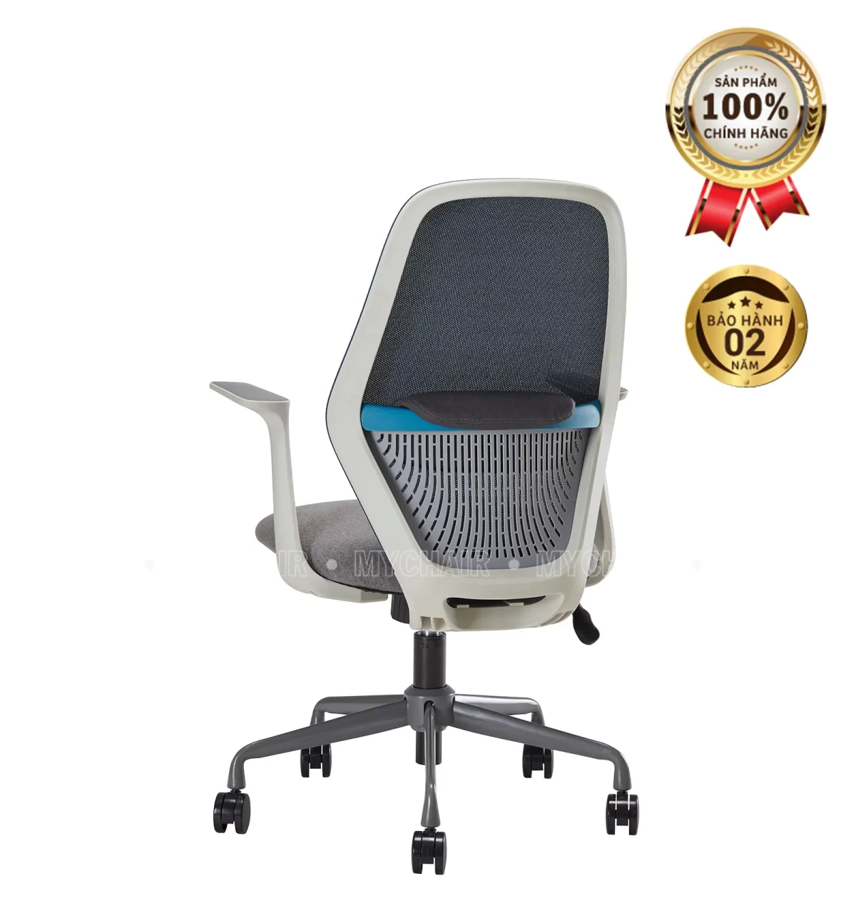 Ghế Xoay Lưới Nỉ Cao Cấp Nhập Khẩu MyChair FM113BW-1