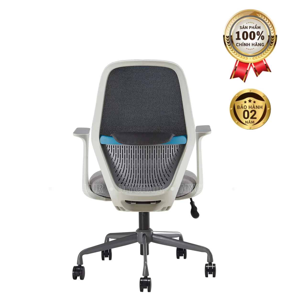 Ghế Xoay Lưới Nỉ Cao Cấp Nhập Khẩu MyChair FM113BW-1