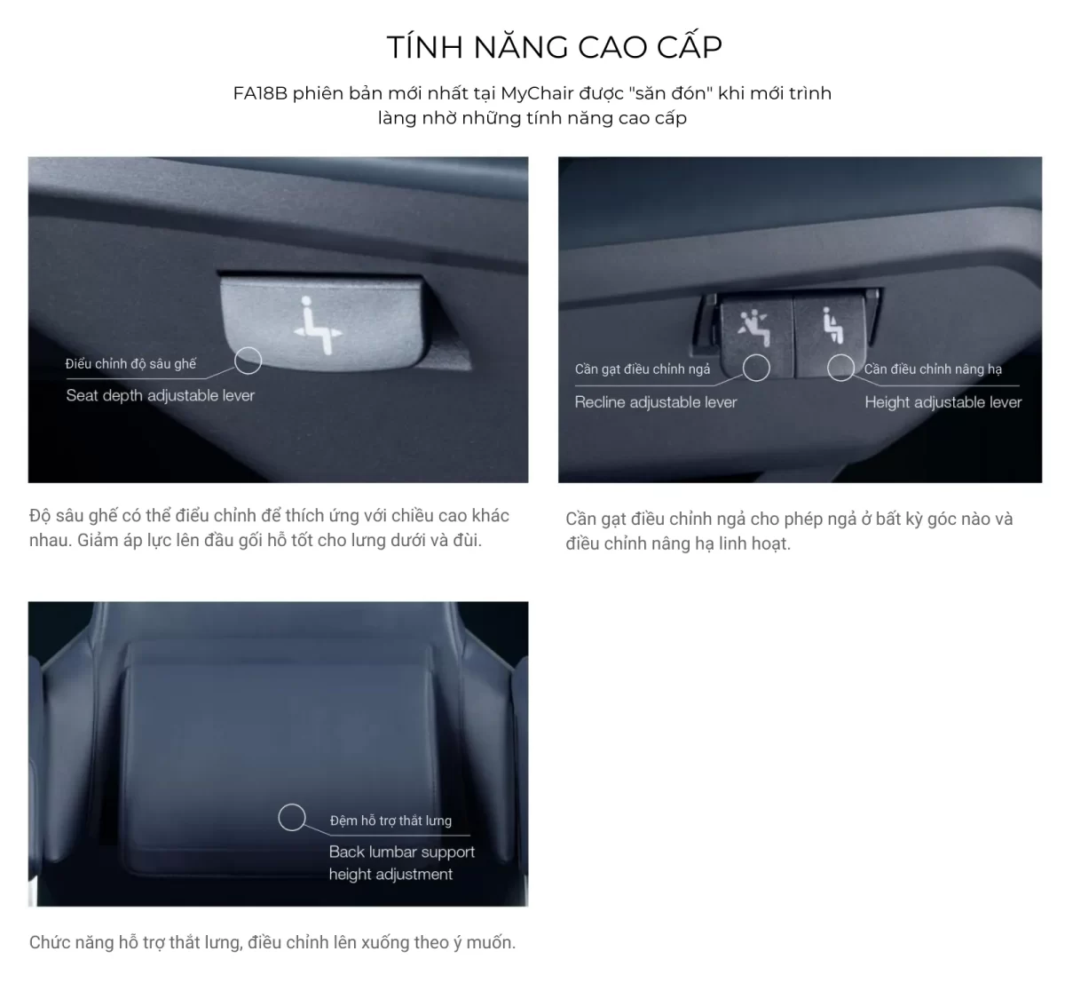 Ghế Giám Đốc Cao Cấp Nhập Khẩu MyChair FA18B-1