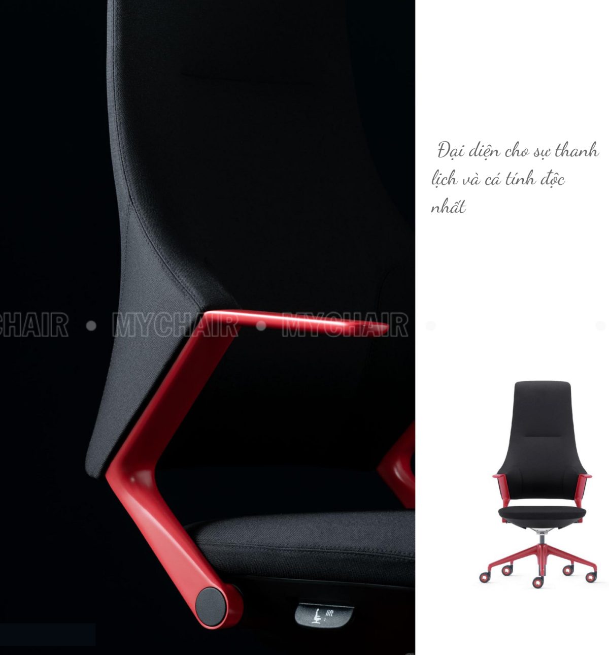 Ghế Văn Phòng Da MyChair FA19B Nhập Khẩu
