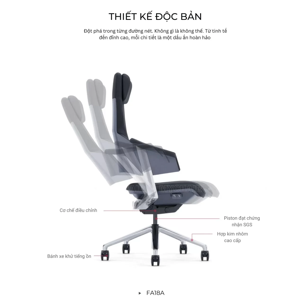 Ghế Giám Đốc MyChair FA18A-1