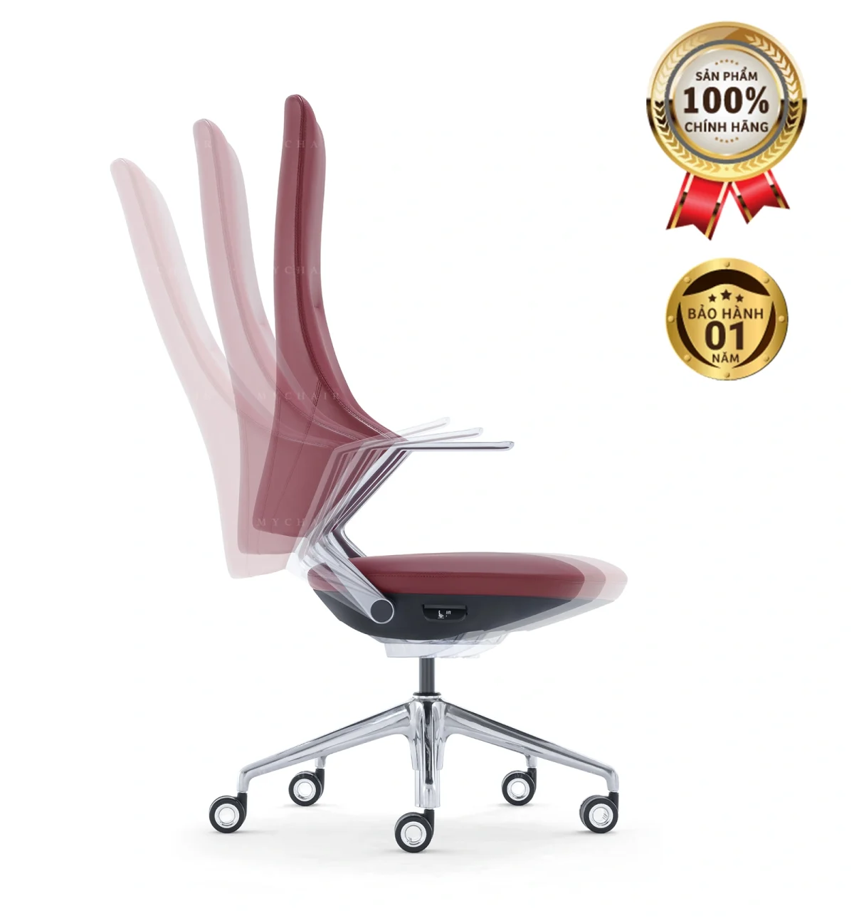 Ghế Văn Phòng Bọc Da MyChair FA19A Cao Cấp