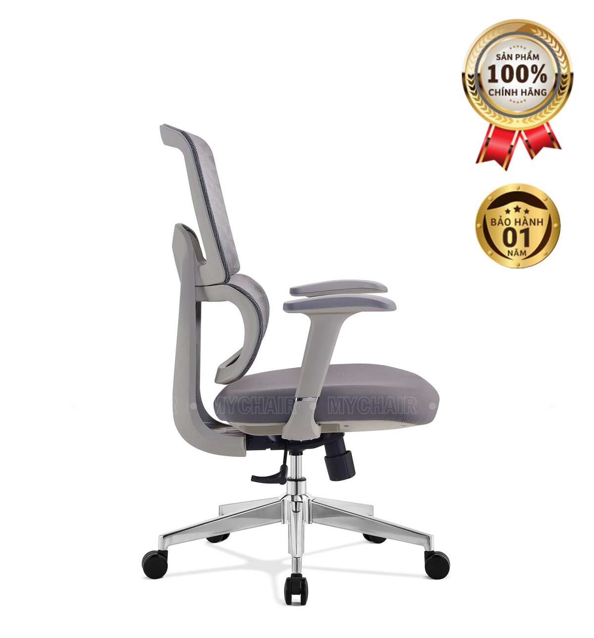 Ghế Xoay Lưới Nỉ Cao Cấp Nhập Khẩu MyChair FM609BW