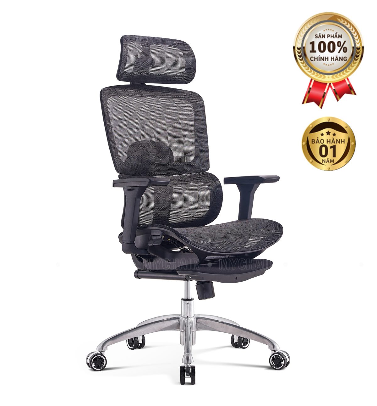 Ghế Xoay Lưới Nỉ Cao Cấp Nhập Khẩu MyChair FM609E