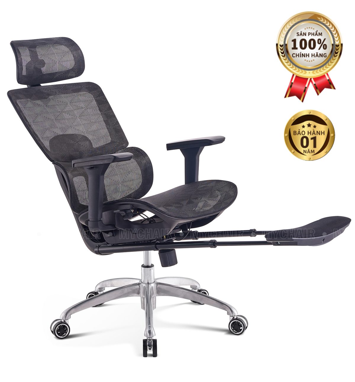 Ghế Xoay Lưới Nỉ Cao Cấp Nhập Khẩu MyChair FM609E