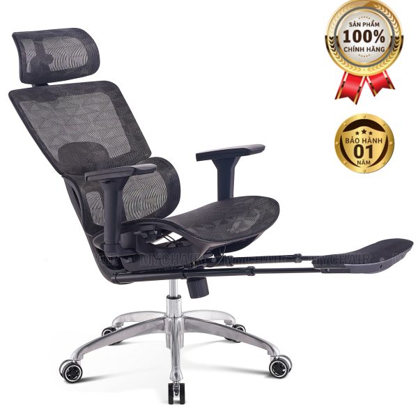 Ghế Xoay Lưới Nỉ Cao Cấp Nhập Khẩu MyChair FM609E