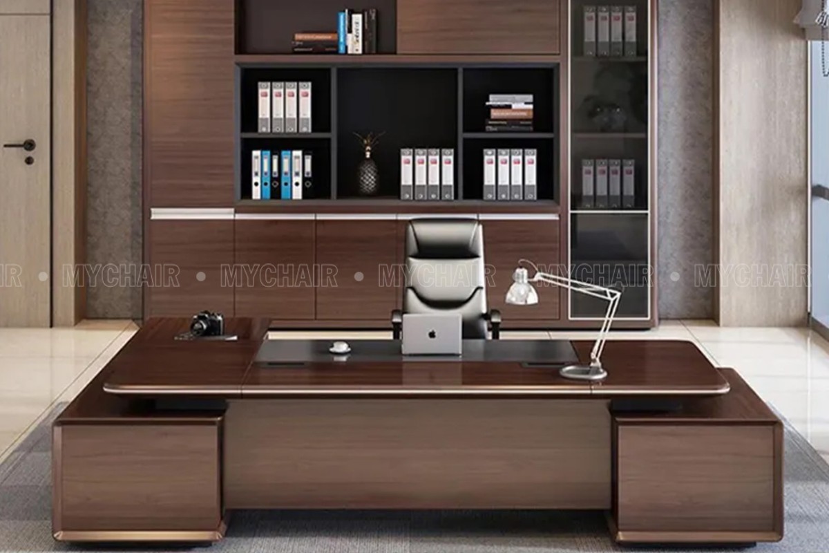 Bàn làm việc văn phòng gỗ công nghiệp