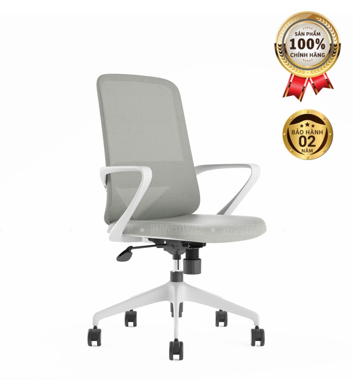 Ghế Xoay Lưới Nỉ Cao Cấp Nhập Khẩu MyChair FM204BW