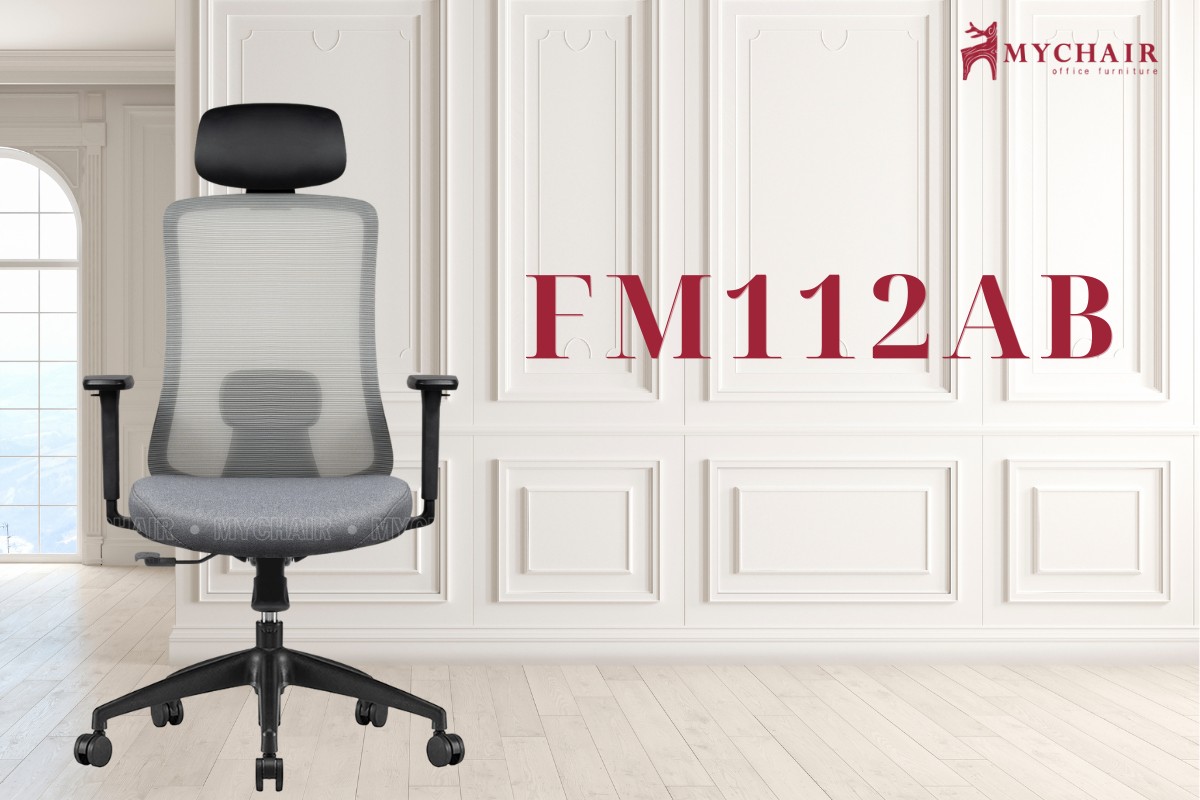 Ghế ngả lưng FM112AB dạng lưới thoáng mát