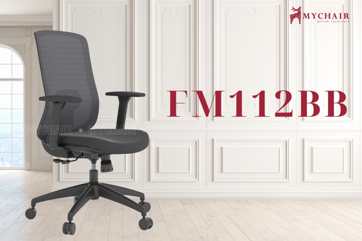 Ghế ngả lưng lưới nỉ FM112BB