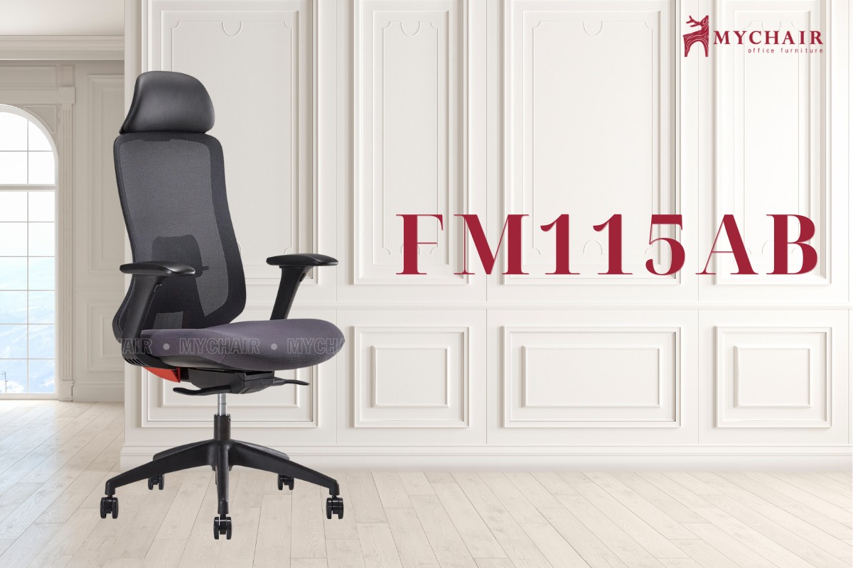 Ghế ngồi văn phòng FM115AB có thể ngã lưng
