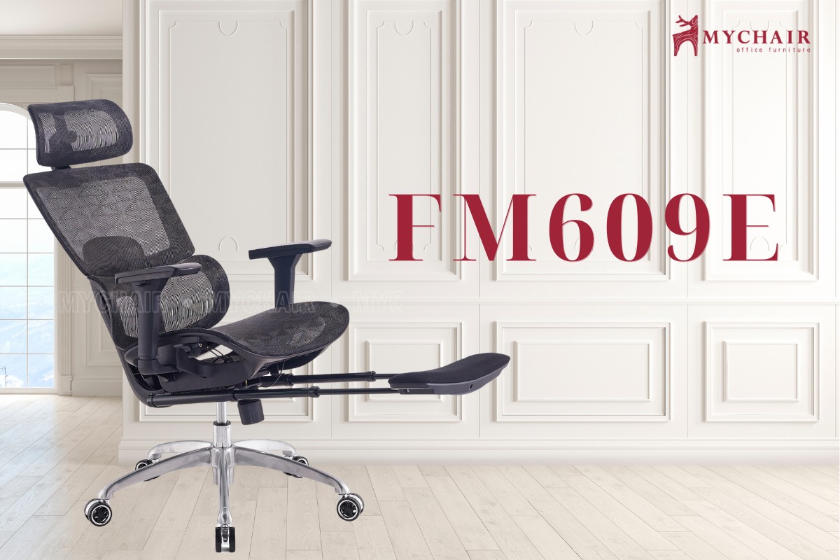 Ghế văn phòng có duỗi chân FM609E