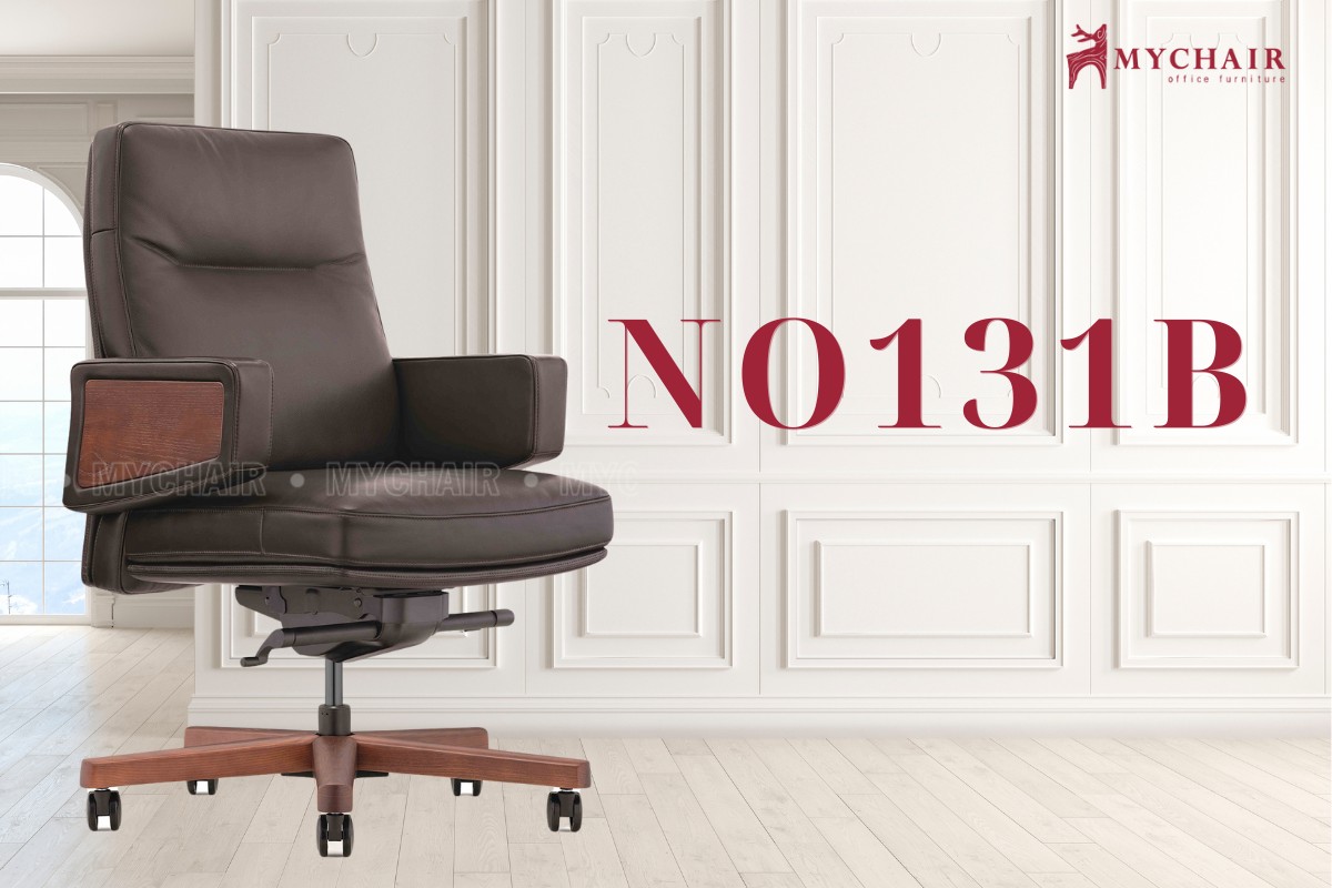 Ghế làm việc ngả lưng da NO131B