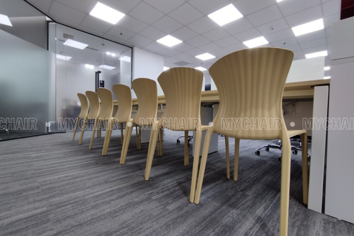 Dự án thực tế ghế xếp văn phòng