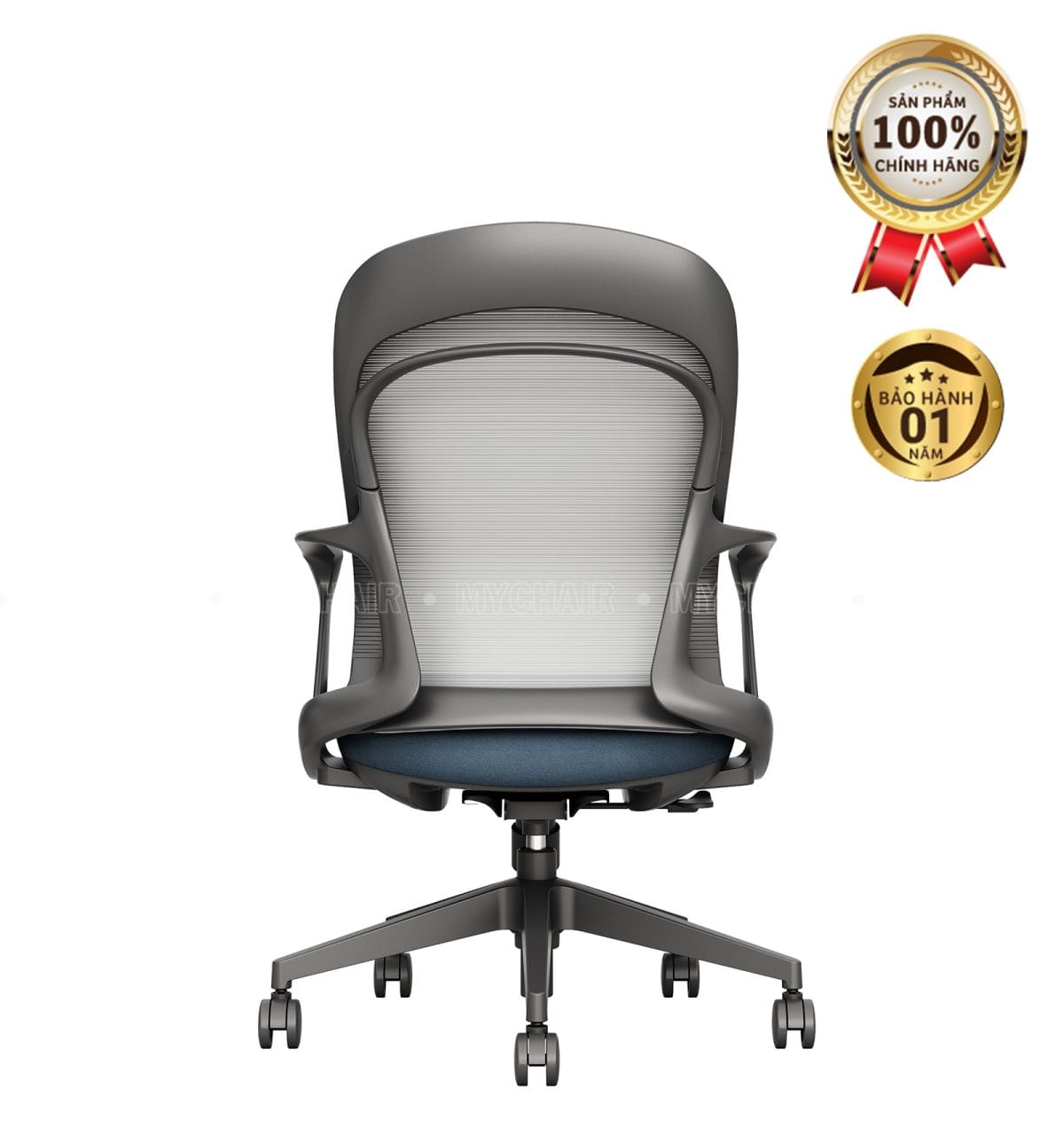 Ghế Xoay Lưới Nỉ Cao Cấp Nhập Khẩu MyChair FM100BB