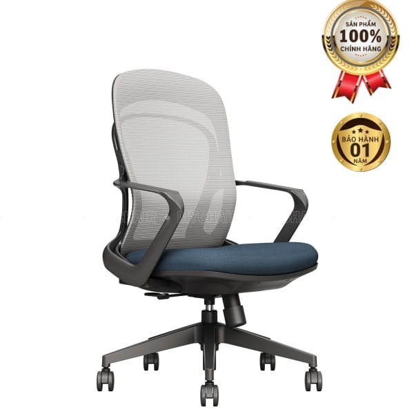 Ghế Xoay Lưới Nỉ Cao Cấp Nhập Khẩu MyChair FM100BB
