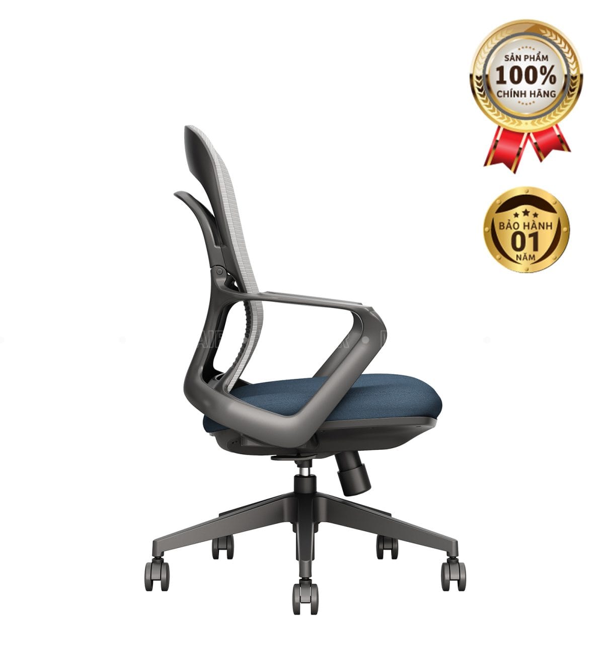 Ghế Xoay Lưới Nỉ Cao Cấp Nhập Khẩu MyChair FM100BB