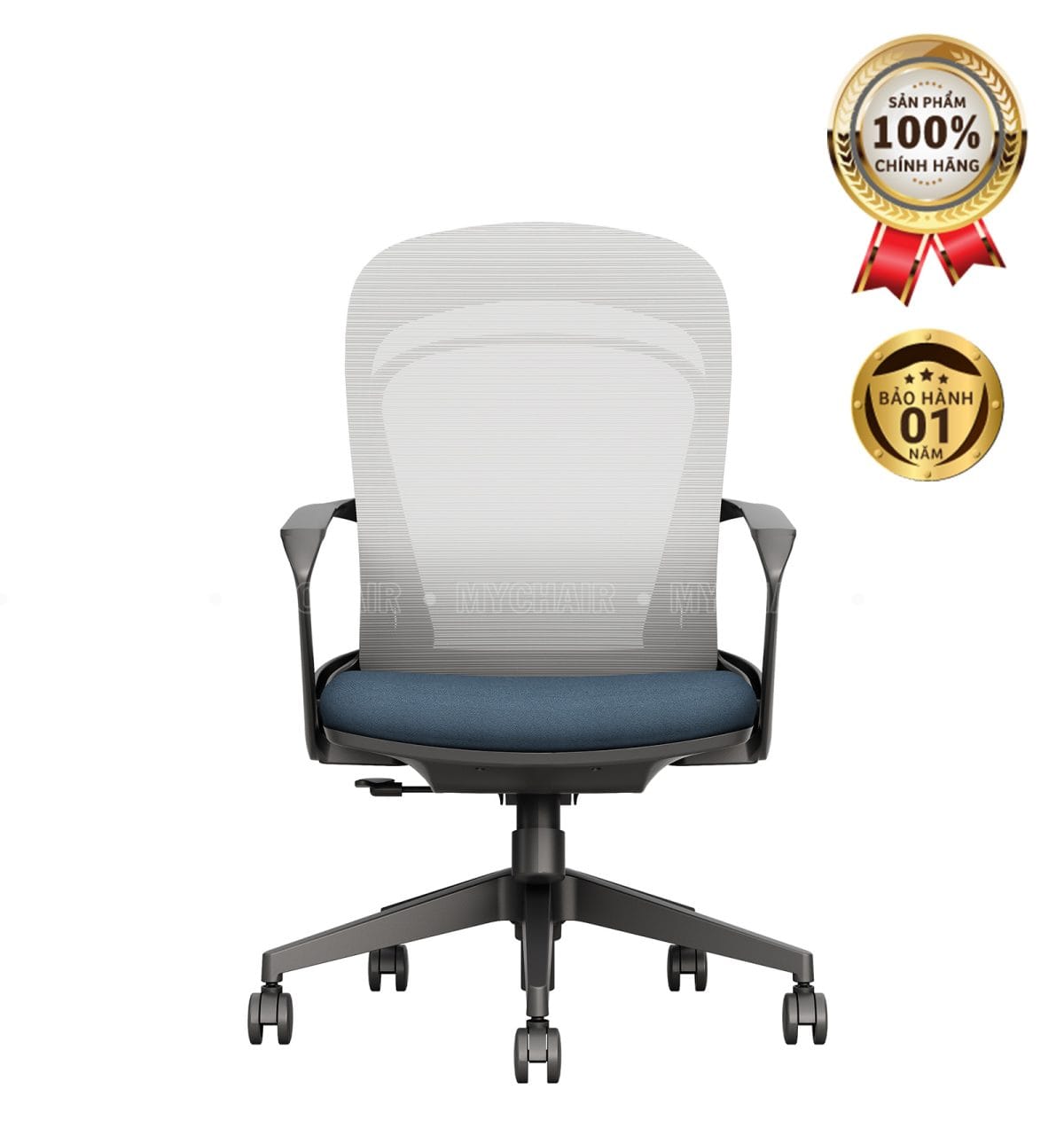 Ghế Xoay Lưới Nỉ Cao Cấp Nhập Khẩu MyChair FM100BB