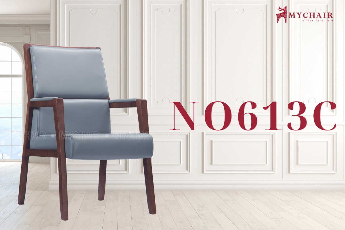 Ghế giám đốc gỗ chân tĩnh NO613C