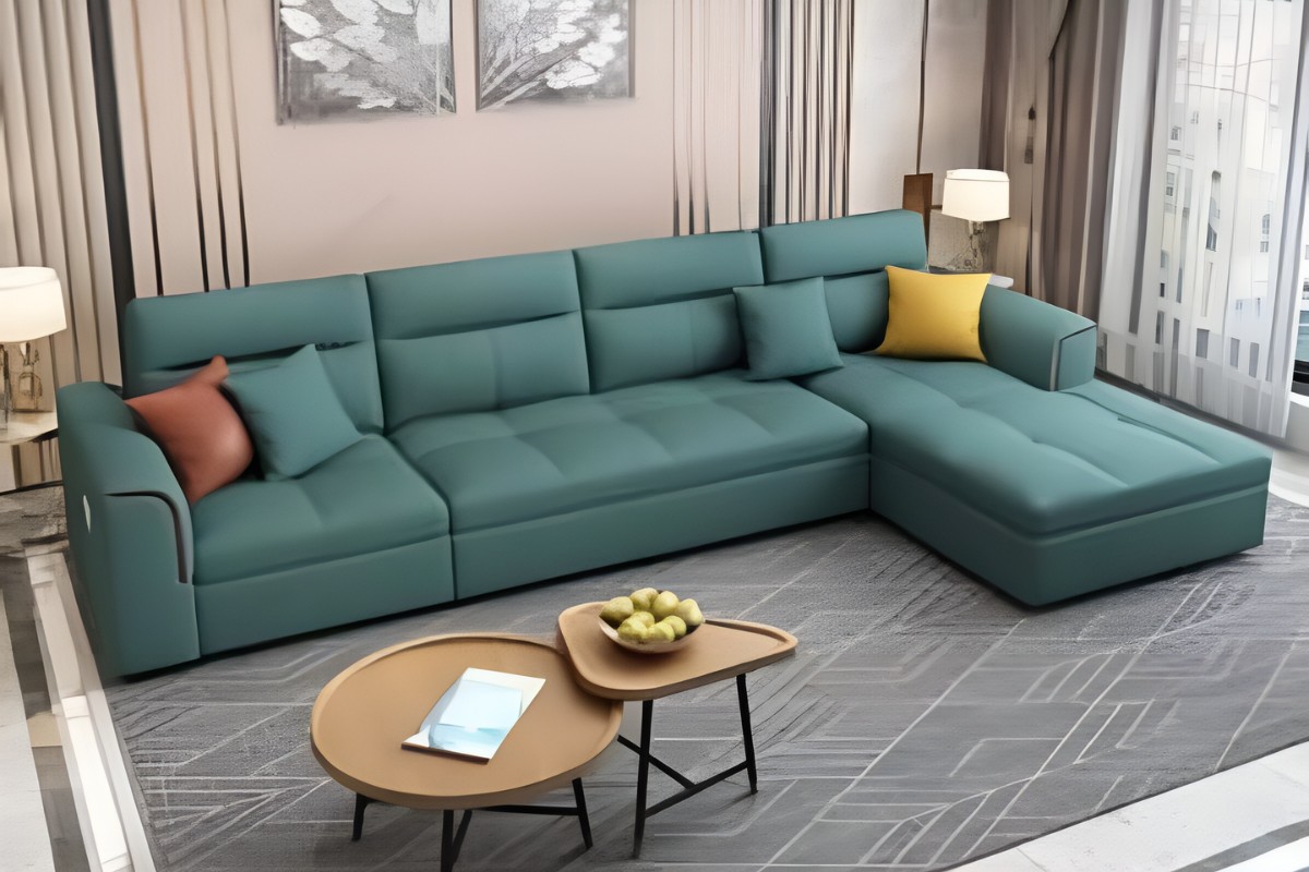 Ghế sofa 2 trong 1 chữ L đẹp mắt