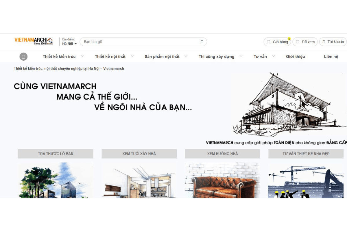 Vietnamarch - Công ty thiết kế nội thất văn phòng tại Hà Nội uy tín