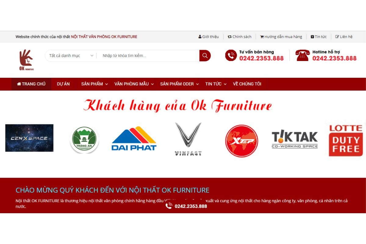 Ok Furniture - Địa chỉ cung cấp ghế giám đốc cao cấp Đà Nẵng uy tín