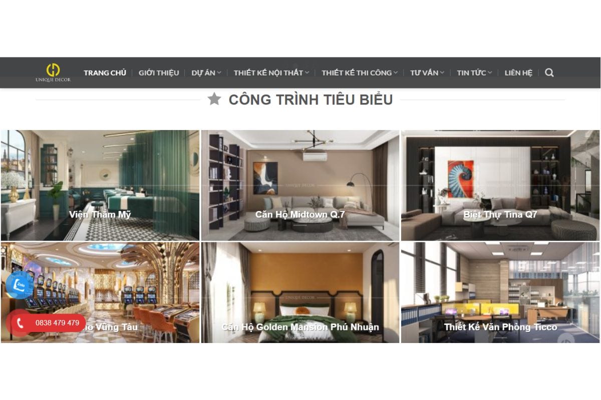 Công ty thiết kế nội thất văn phòng tại TP.HCM - TNHH Unique Decor