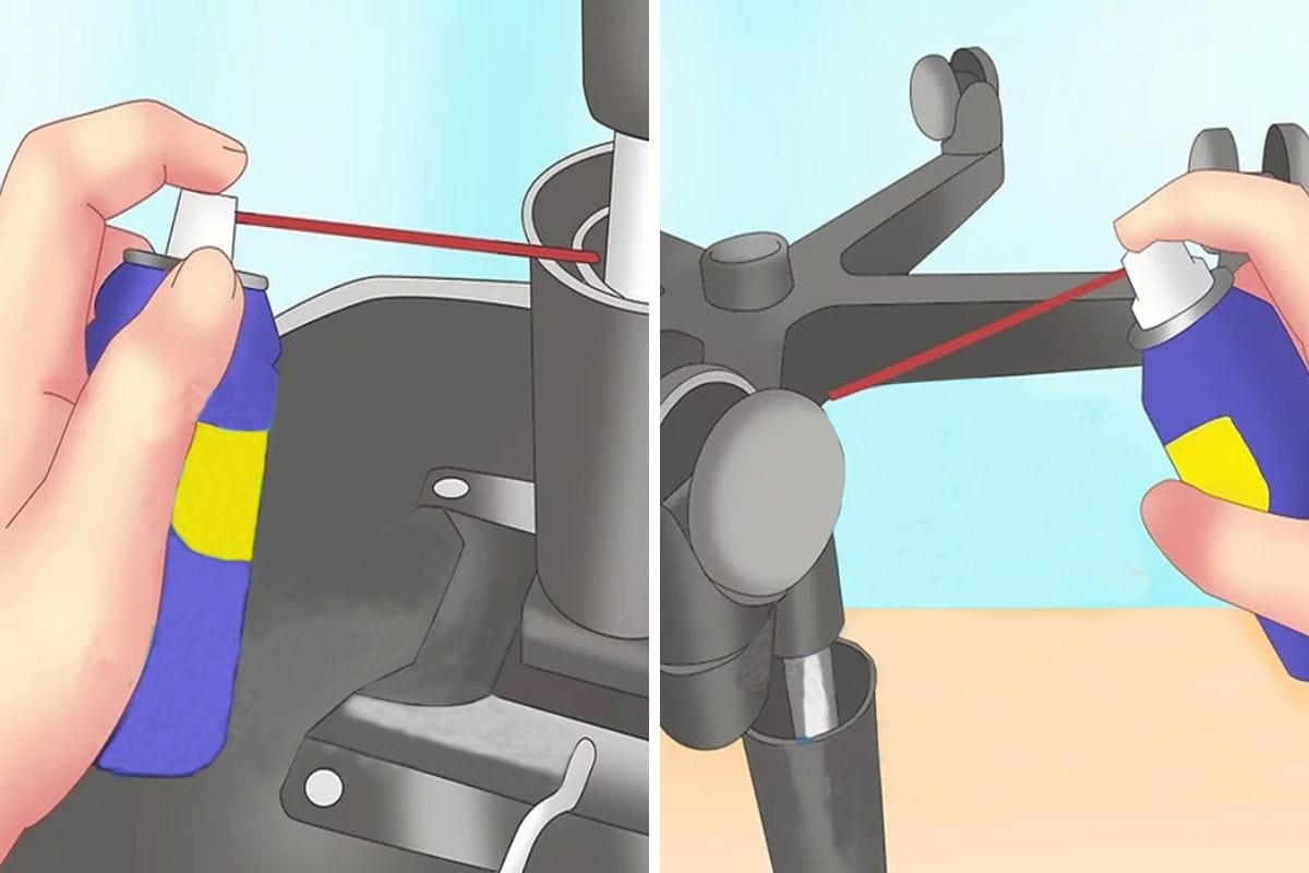 Cách sửa ghế giám đốc bị kêu do không đủ chất bôi trơn