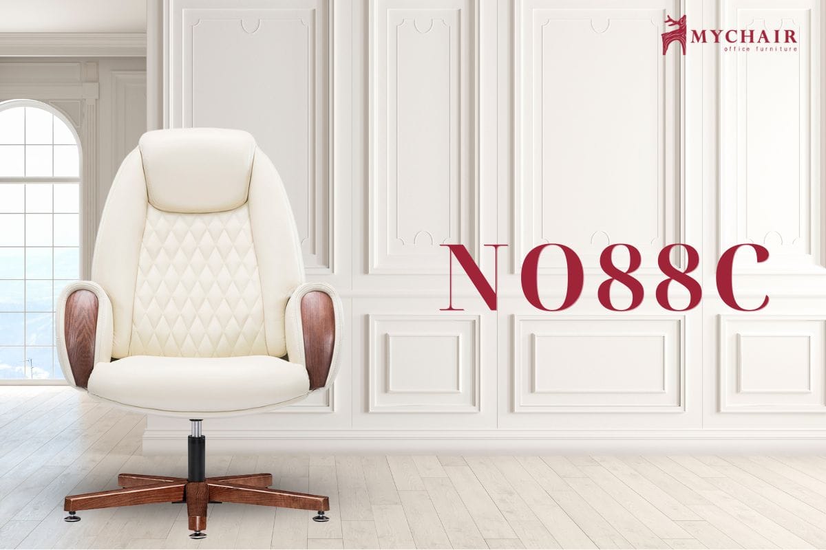 Ghế giám đốc chân gỗ cao cấp nhập khẩu NO88C