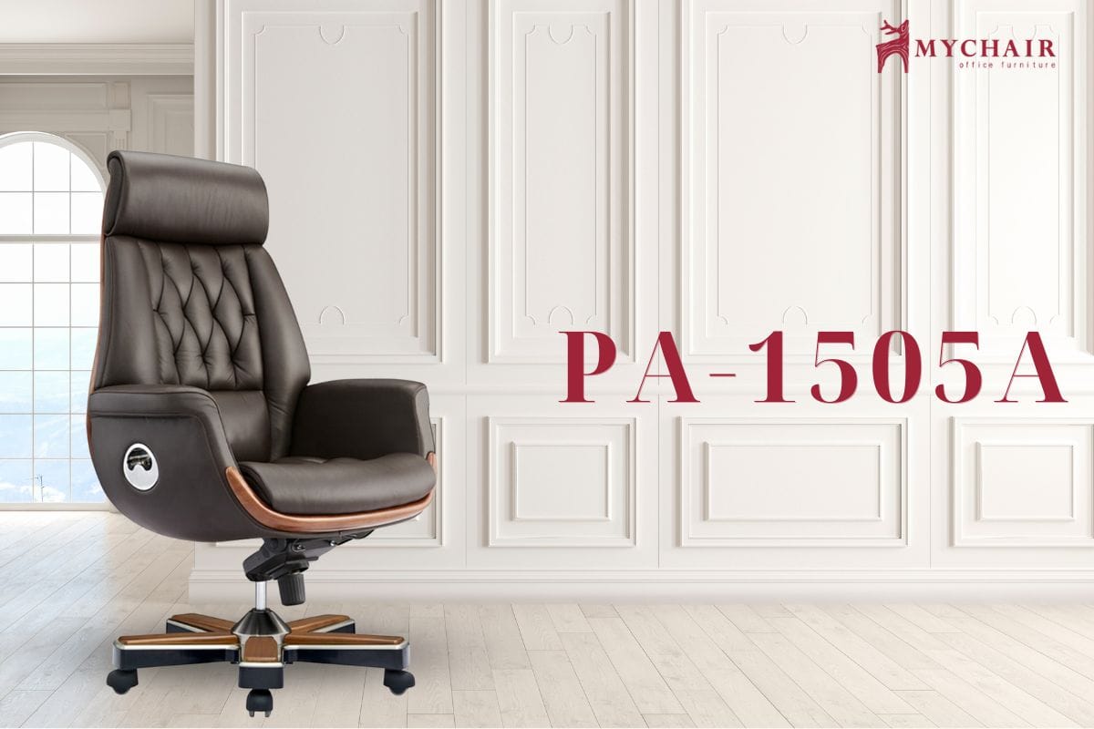 Ghế giám đốc chân gỗ cao cấp nhập khẩu PA-1505A