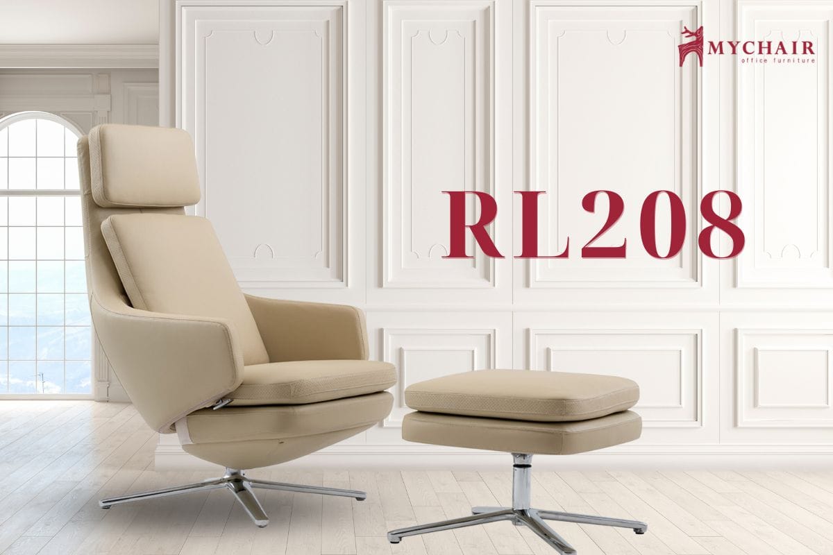 Ghế giám đốc có gác chân cao cấp RL208