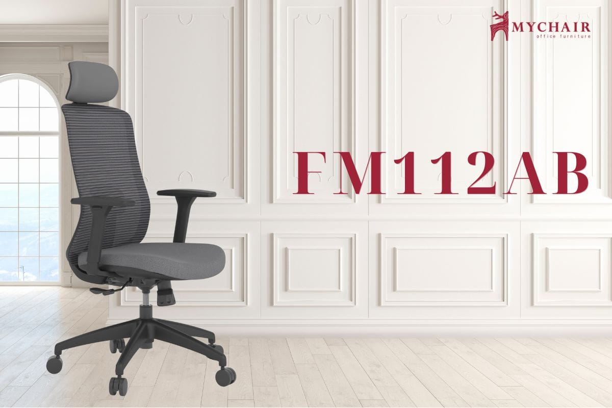 Ghế giám đốc lưới có tựa đầu cao cấp FM112AB