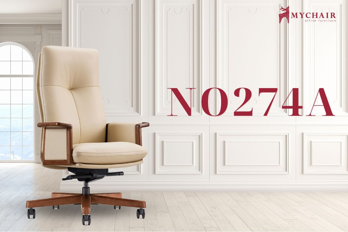 Ghế giám đốc gỗ sồi cao cấp NO274A