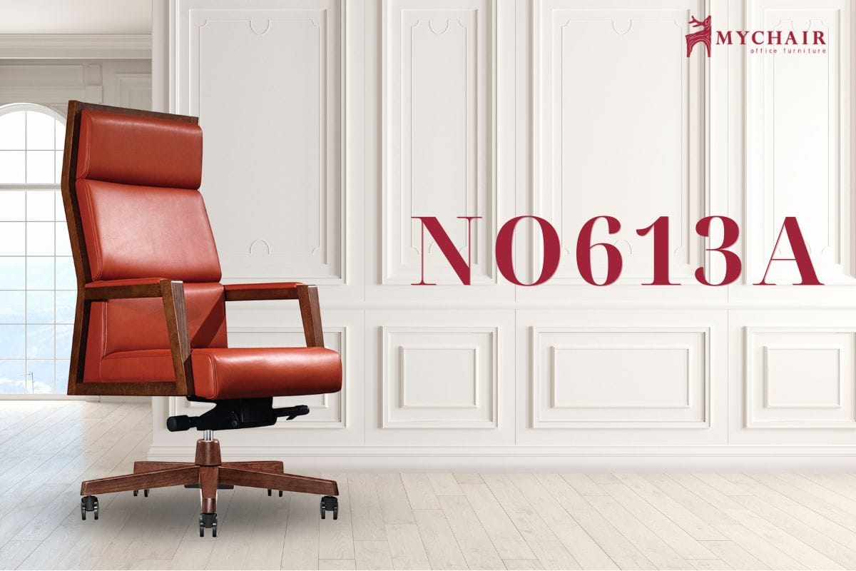 Ghế giám đốc gỗ sồi cao cấp NO613A